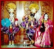 Shree Ghanshyam Maharaj, 
                        Shree Radha-Krishna (Chicago)